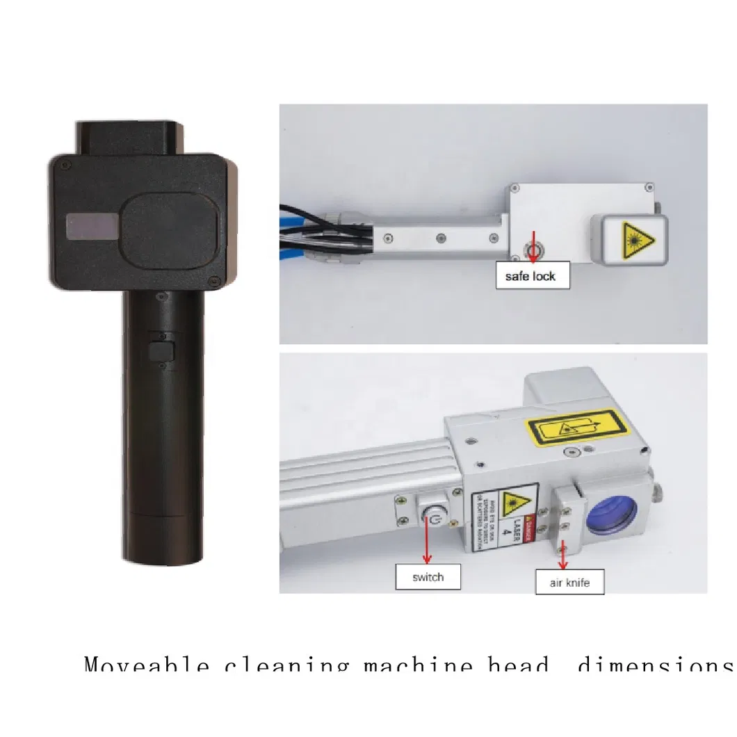 Fiber laser rust removal setup