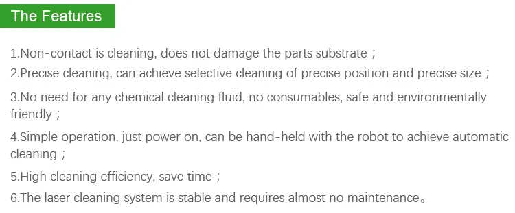 Pulsed Laser Cleaning Machine Great for Precision Parts Electronics PCB Surface Decontamination ISO Standard