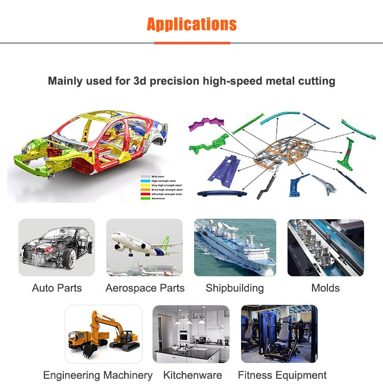 Fast Speed Auto Thermal Forming Parts 3D Laser Cutting Machine Autobot Series 3D Laser Cutting Machine for Sale