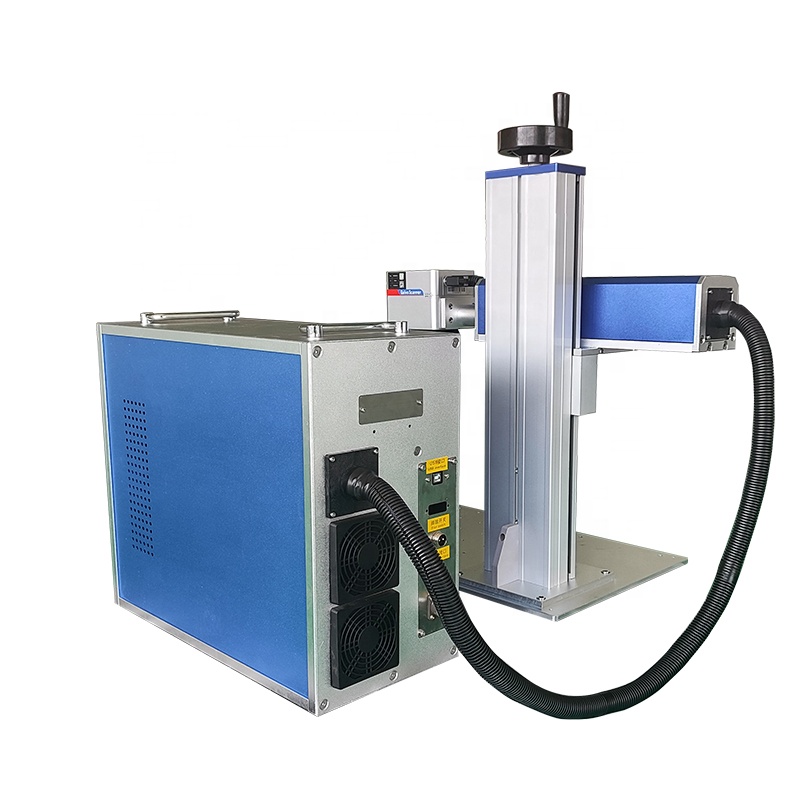 30W Fiber Laser Marking Machine with F-Theta-Lens150x150mm