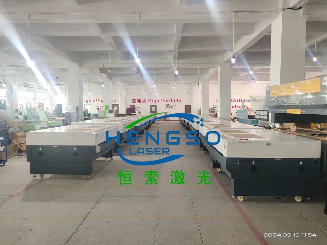 CO2 Laser Cutting Machine Operation Scene