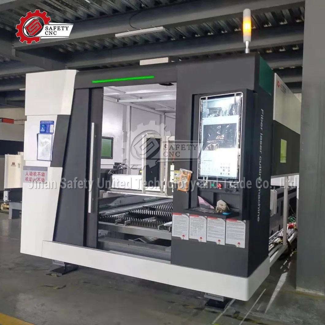 Su-3015 3kw, 6kw, 12kw CNC Fiber Laser Cutting Machine for Plate, Max 6000W, Raytools Drilling Head, Max. Thickness 18mm, 25mm, 30mm