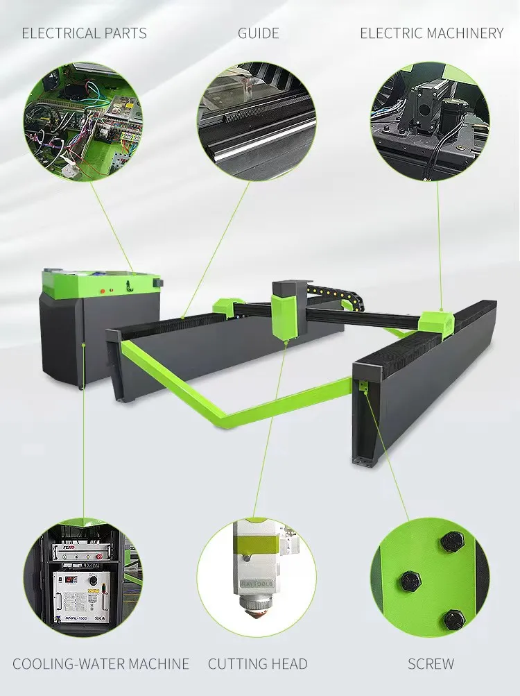 Fiber Laser Cutting Machine 1000W Laser Engraving Machine Fiber Laser Cut for Sale