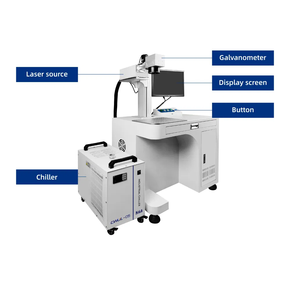 5W 10W 15W 3D Laser Crystal Engraving Machine