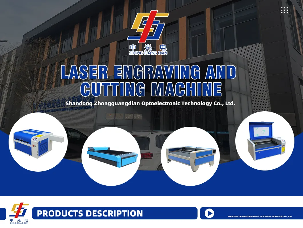 CNC CO2 Laser Engraving Cutting Machine K4060 for Wood Metal Rubber Acrylic