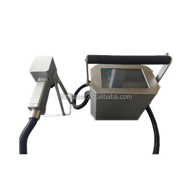 Portable Fiber Laser Marking Machine Small Size Handheld Metal Laser Engraver Machine 30W Factory