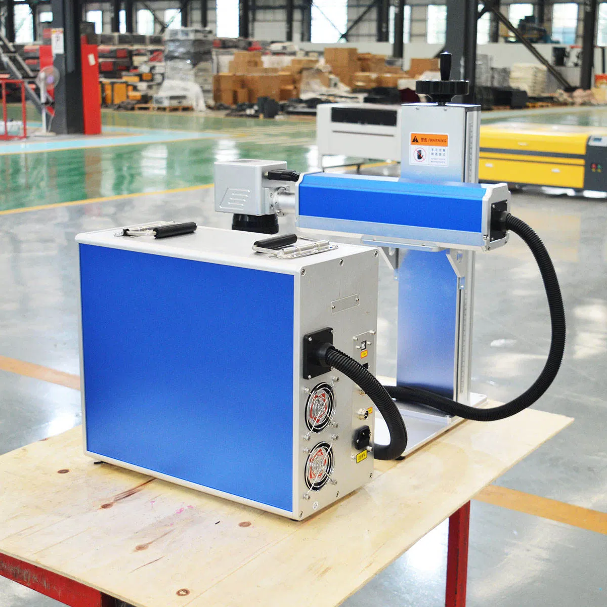 Factory Supply Industrial Integrated Desktop Portable CNC Metal Plastic Fiber UV CO2 Mopa Laser Marking Printing Engraving Carving Machine