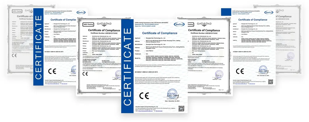 Certifications