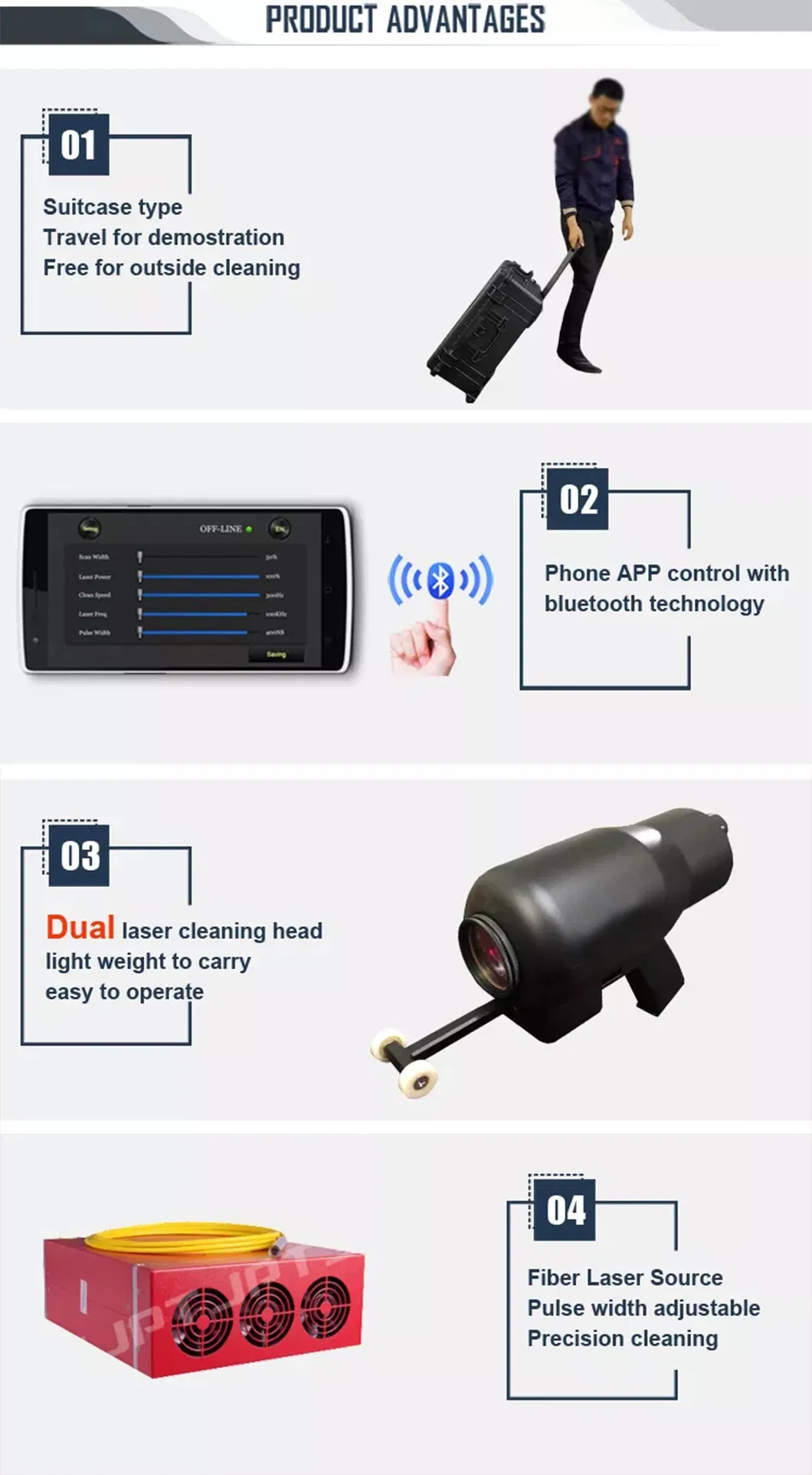 Laser Cleaner Rust Removal Machine