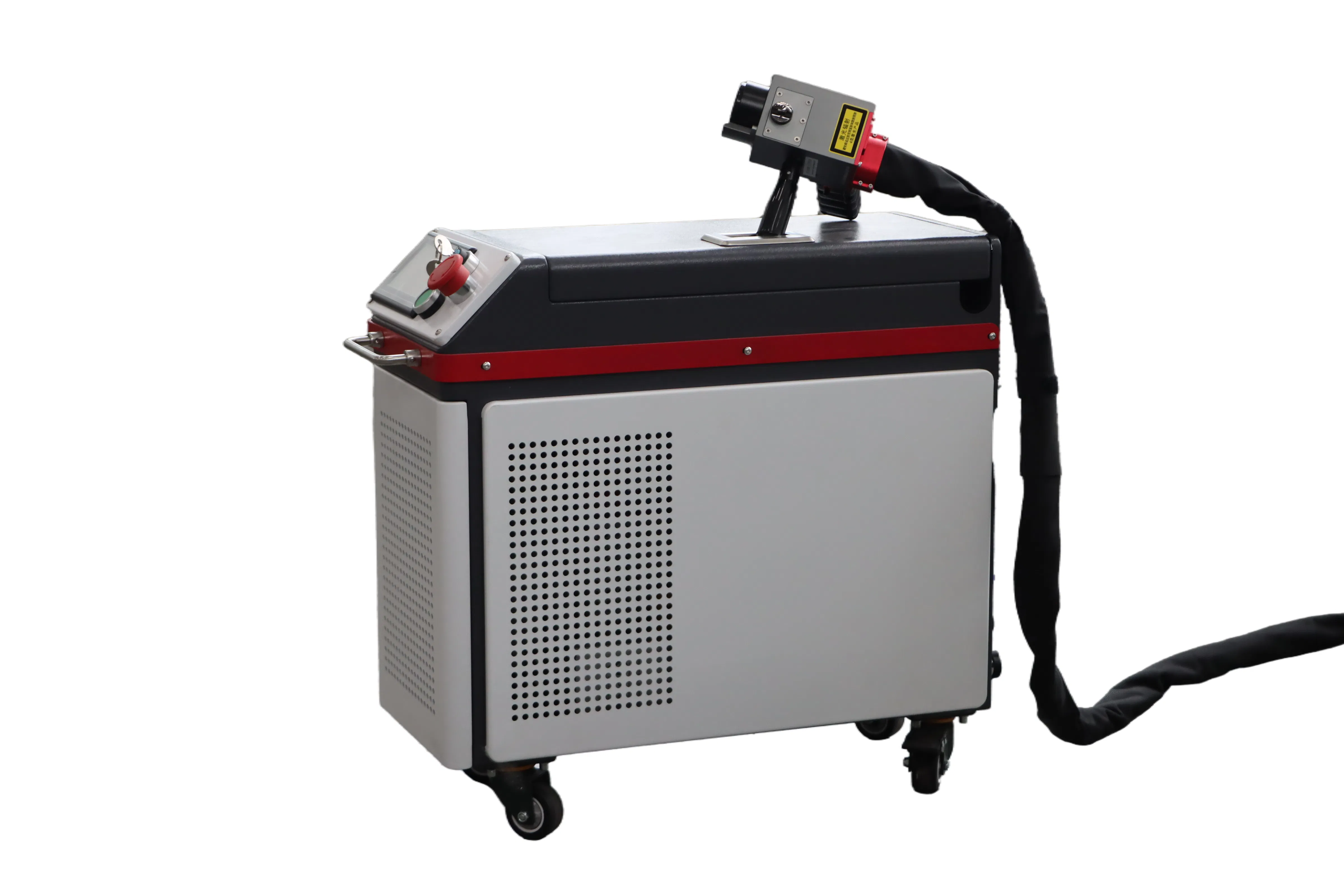 CE RoHS Professional 300W Pulsed Fiber Laser Cleaning Machine 220V AC Supply Handheld Laser Rust Remover for Precision Restoration &amp; Metal Cleaning
