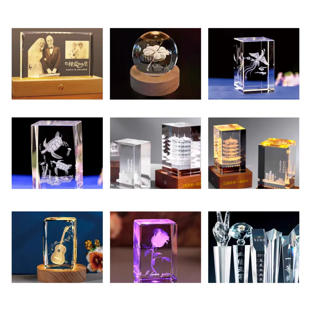 5W 10W 15W 3D Laser Crystal Engraving Machine