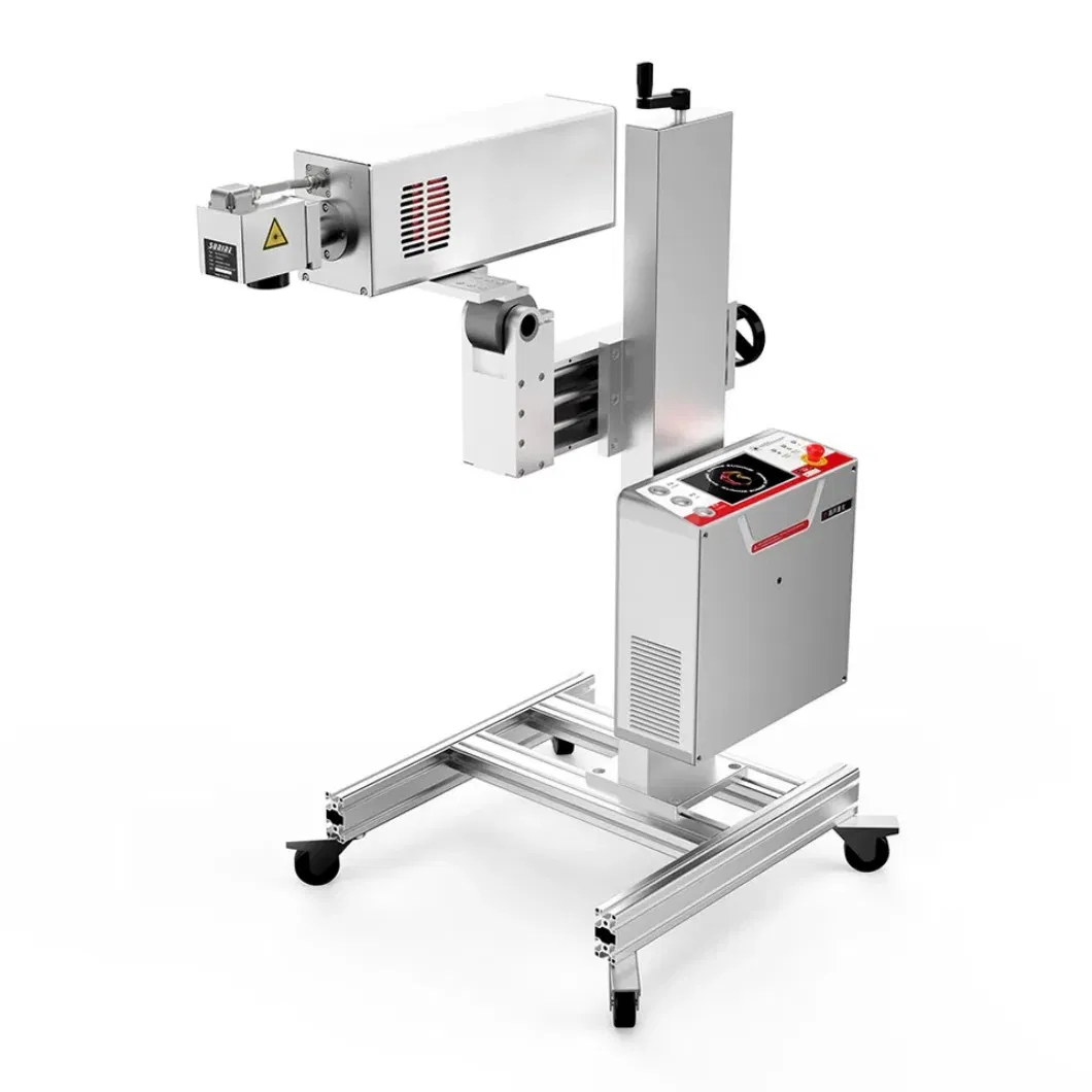 Portable Mini Color Laser Printer 20W 30W 50W Fiber Laser Marking Machine for Metal Jewelry Laser Engraving Etching Machine
