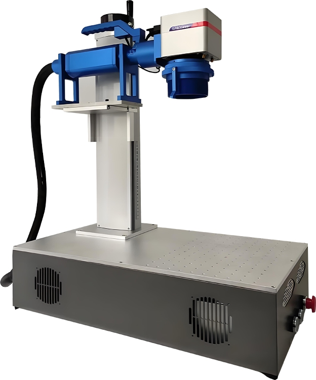 50W Desktop Type Fiber Laser Marking Engraving Etching Machine for Stainless Steel Copper