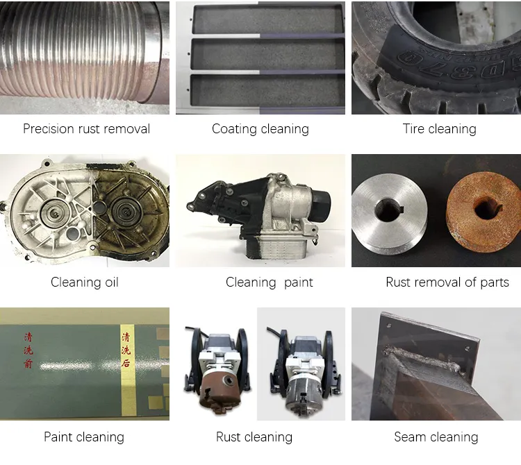 Pulsed Laser Cleaning Machine Great for Precision Parts Electronics PCB Surface Decontamination ISO Standard
