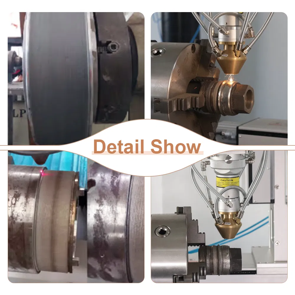 Dmk 1000W 2000W 3000W Production Machine Fiber Metal Cladding Equipment Laser Powder Feeder Conveyor Laser Cladding Machine and Laser Welding Machine