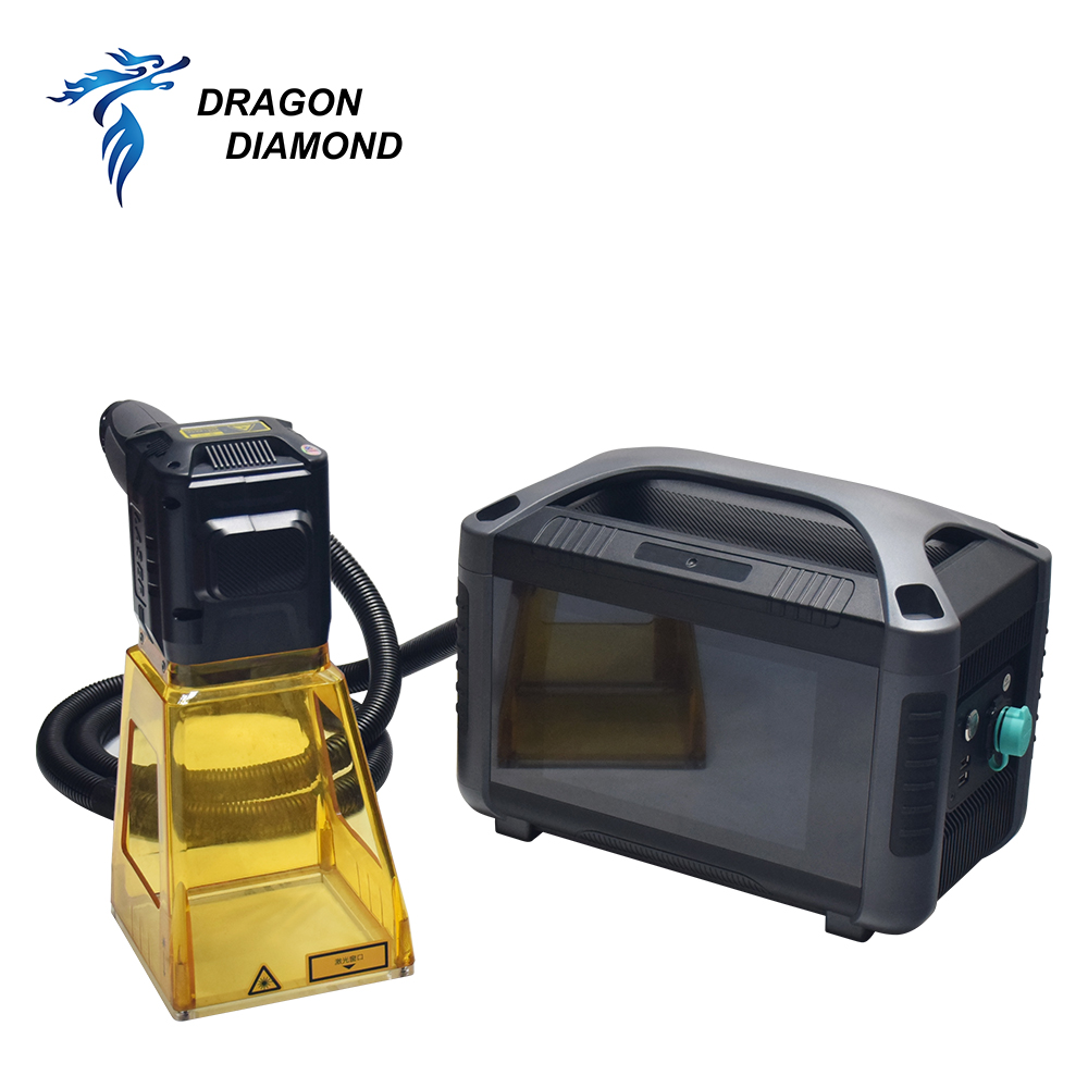 Portable 20W 30W Marking Machine Handheld Marking Machine with Battery for PVC Plastic Stainless Steel Metal Fiber Marking