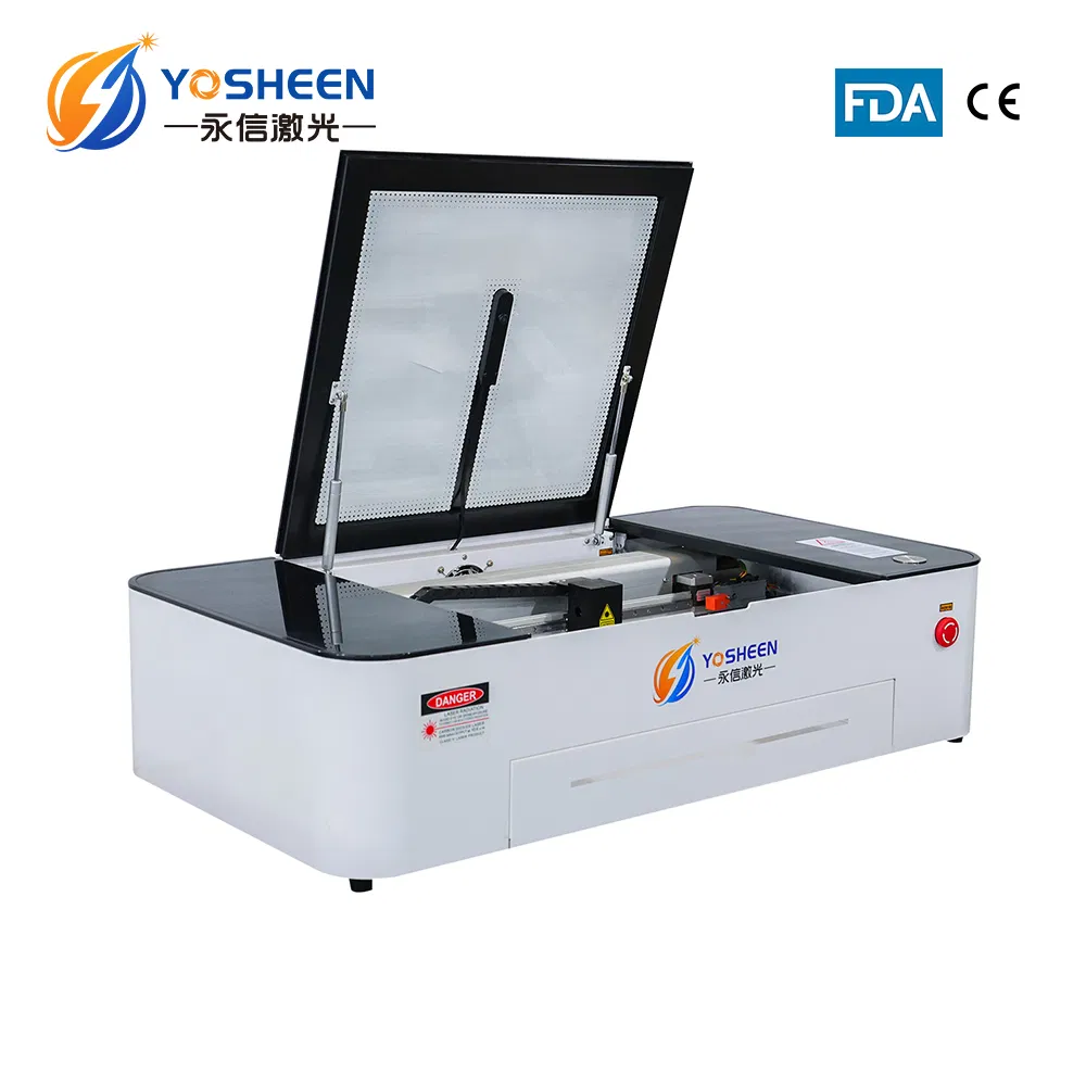 CO2 Laser Engraving Cutting Machine 5030 CE Certified Approved 50W Desktop for Wood Acrylic