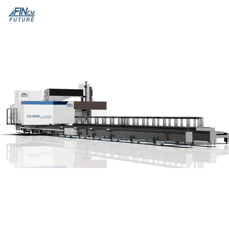 China Factory Fincm 800*600mm 3D Marking Drilling Hole Bevel Channel Steel CNC Metal H Beam Laser Cutting Machines Price in Construction