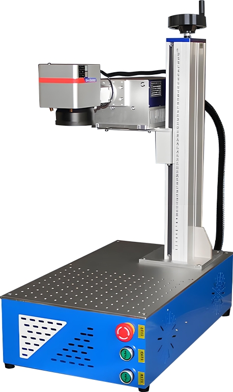 50W Desktop Type Fiber Laser Marking Engraving Etching Machine for Stainless Steel Copper