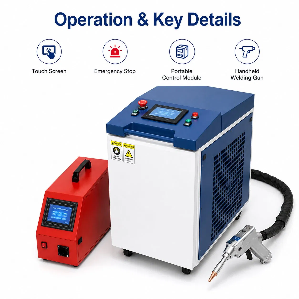 Advanced Water-Cooled Handheld Laser Welder for Precision Welding