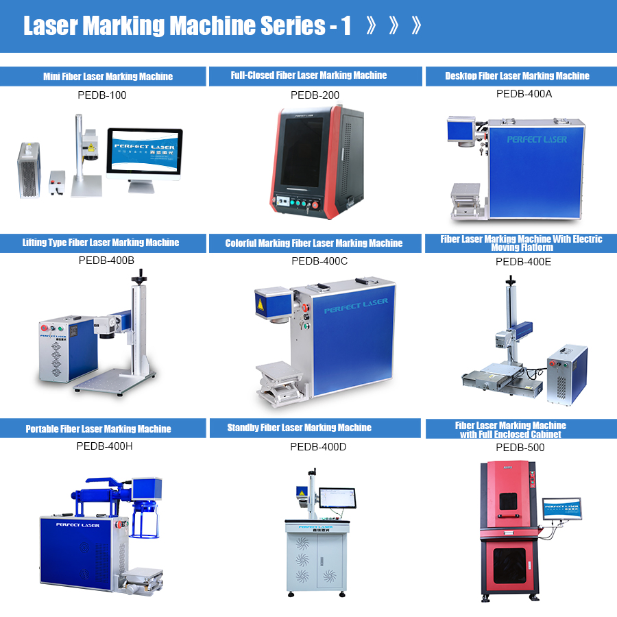 Perfect Laser-10W/20W/30W/50W/100 Watts Mini Desktop Metal Stainless Steel Raycus/Max/Ipg Jpt/Mopa Laser Marker Engraver Etching Marking Machines