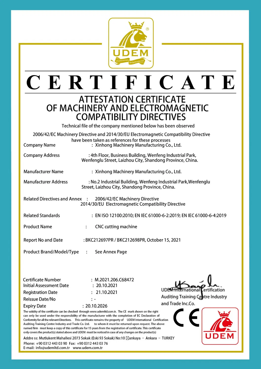 Certificate 2