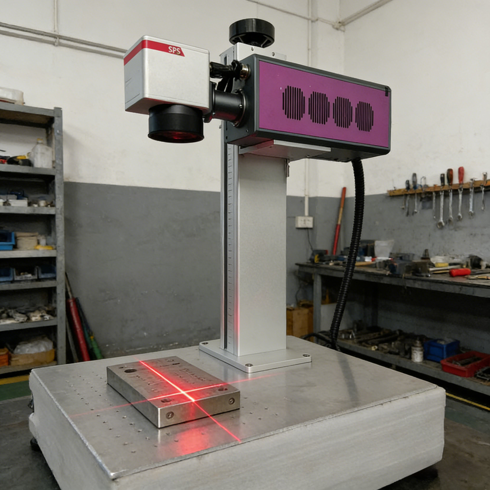 New 20W Air-Cooled Digital Desktop Fiber Laser Marking Machine Supporting DXF/AI/BMP/DST Formats