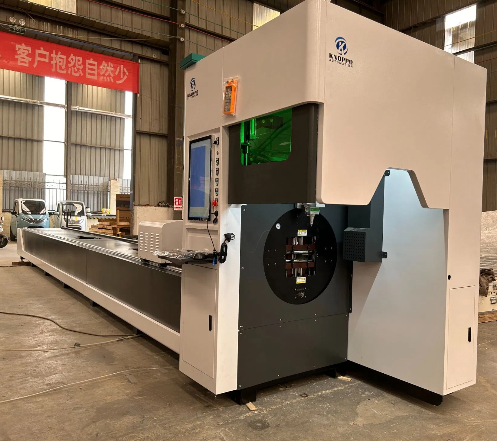 CNC H-Beam Laser Cutting Hole Drilling Machine for Steel Structure Fabrication