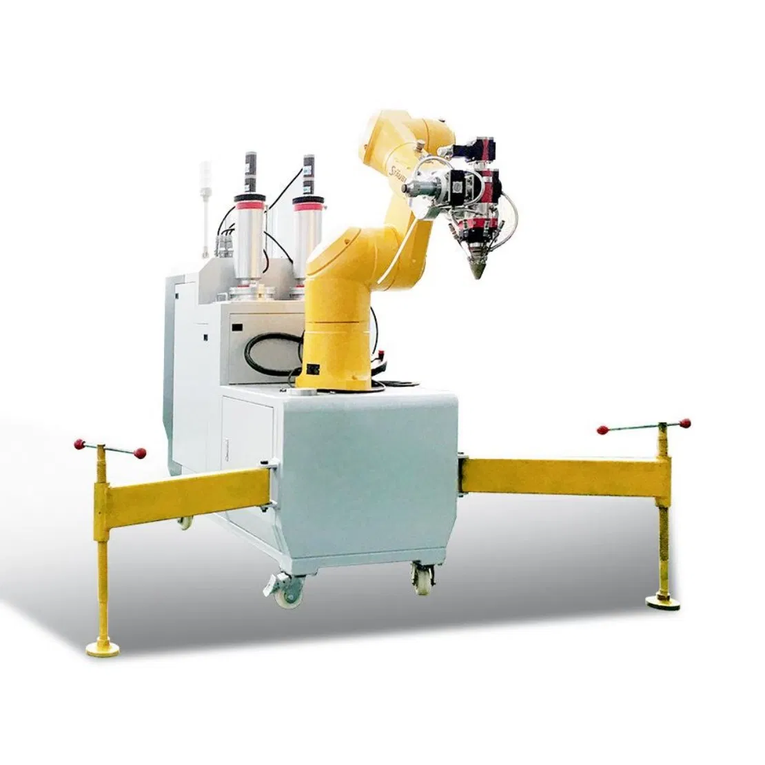 Secure Energy-Saving High Speed Laser Cladding Machine with Six-Axis Robot Arm