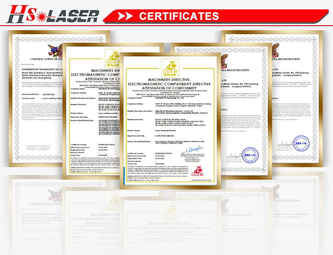 Certifications