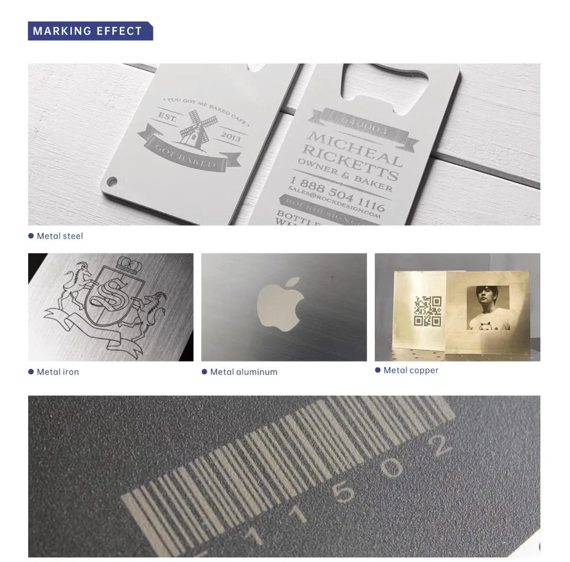 Laser Marking Multi-Material Showcase