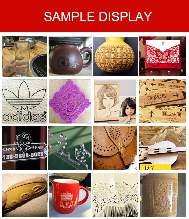 CNC CO2 Laser Engraving Cutting Machine K4060 for Wood Metal Rubber Acrylic Detail 9