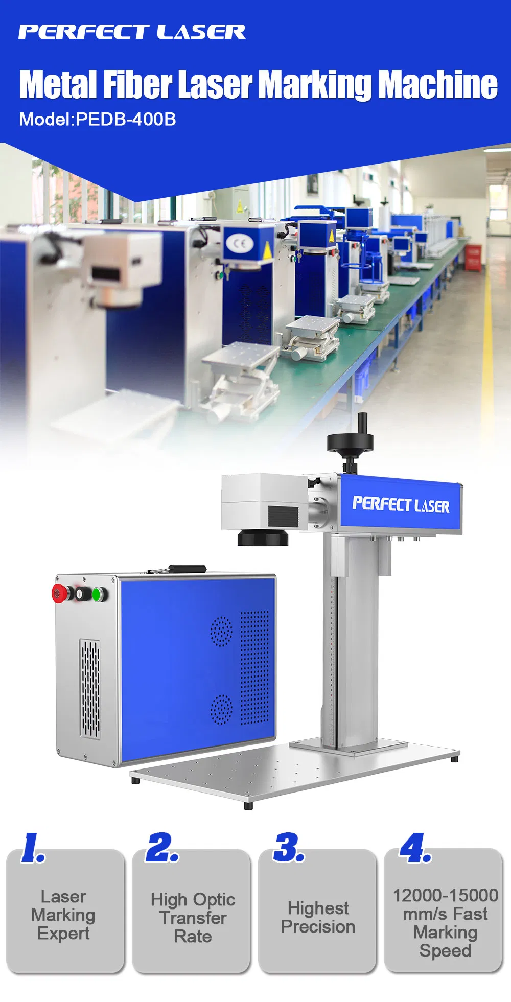 Desktop Metal Stainless Steel Laser Marker Engraver