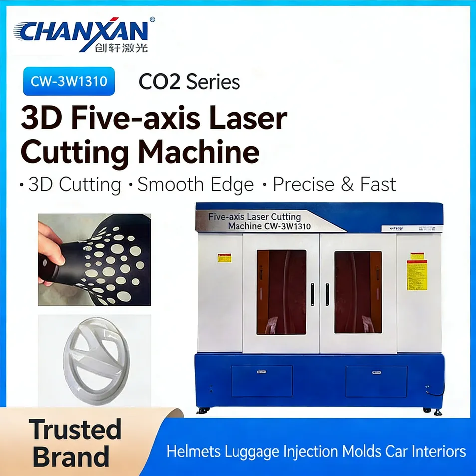 Hot Sale 3D Five-Axis Laser Cutting Machine for PE Products