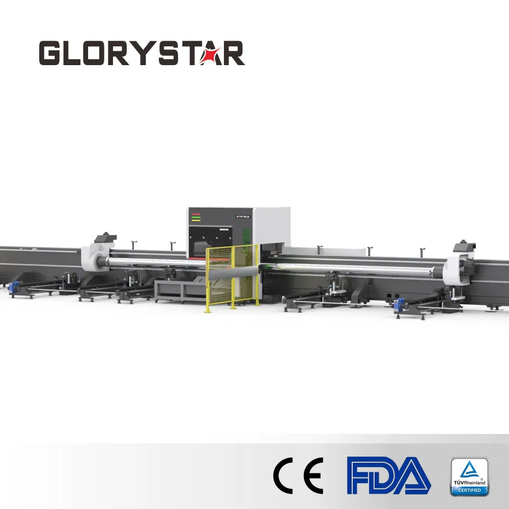 Glorystar Laser Smart 3D Pipe Fabricator Cutting Machine- Infinite Rotation &amp; 700mm Z-Axis for Complex Joints