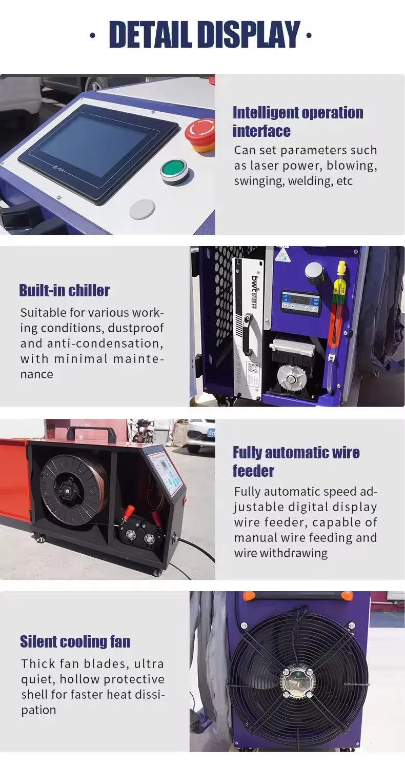Handheld 3 in 1 Laser Welder Technical Details