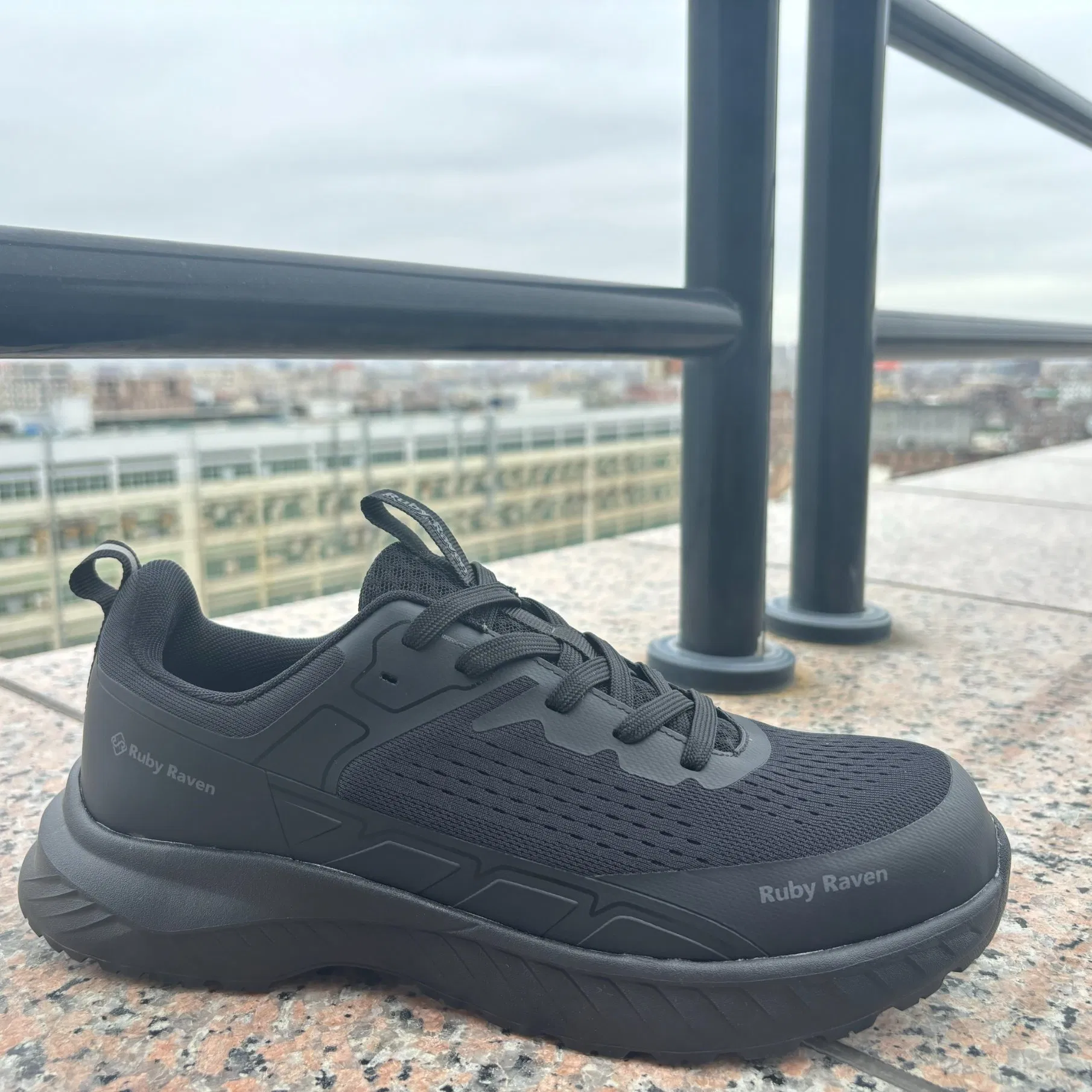 Zapatos de seguridad ultraligeros para exteriores, calzado deportivo personalizable, zapatos para caminar