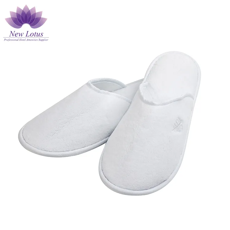 Zapatillas de hotel personalizadas con logo EVA baratas desechables para baño de hotel