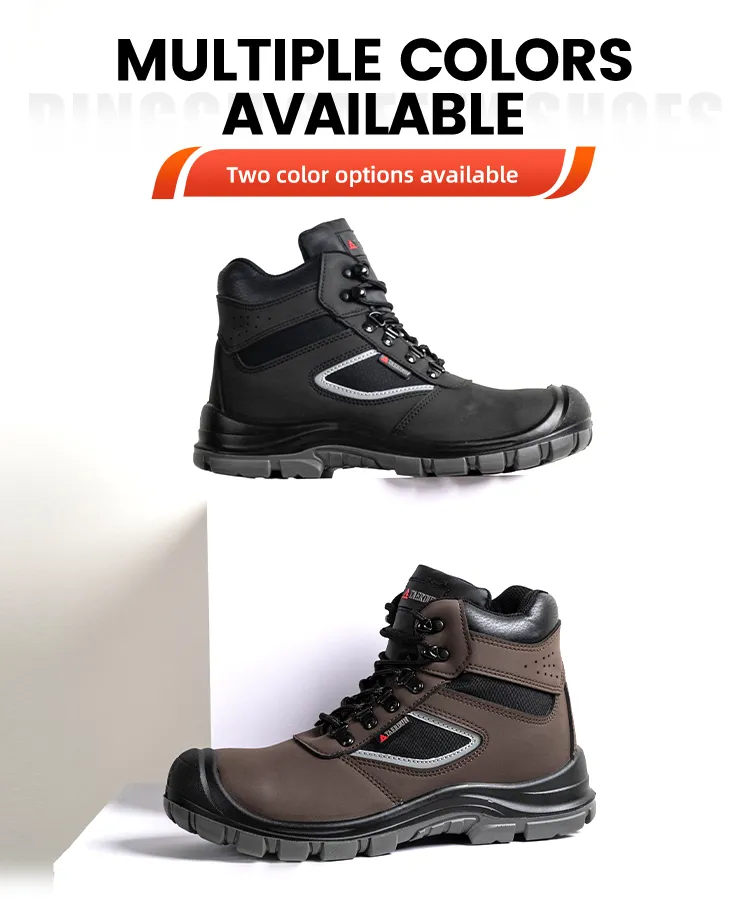 Zapatos de trabajo de seguridad impermeables con punta de acero para adelantarse