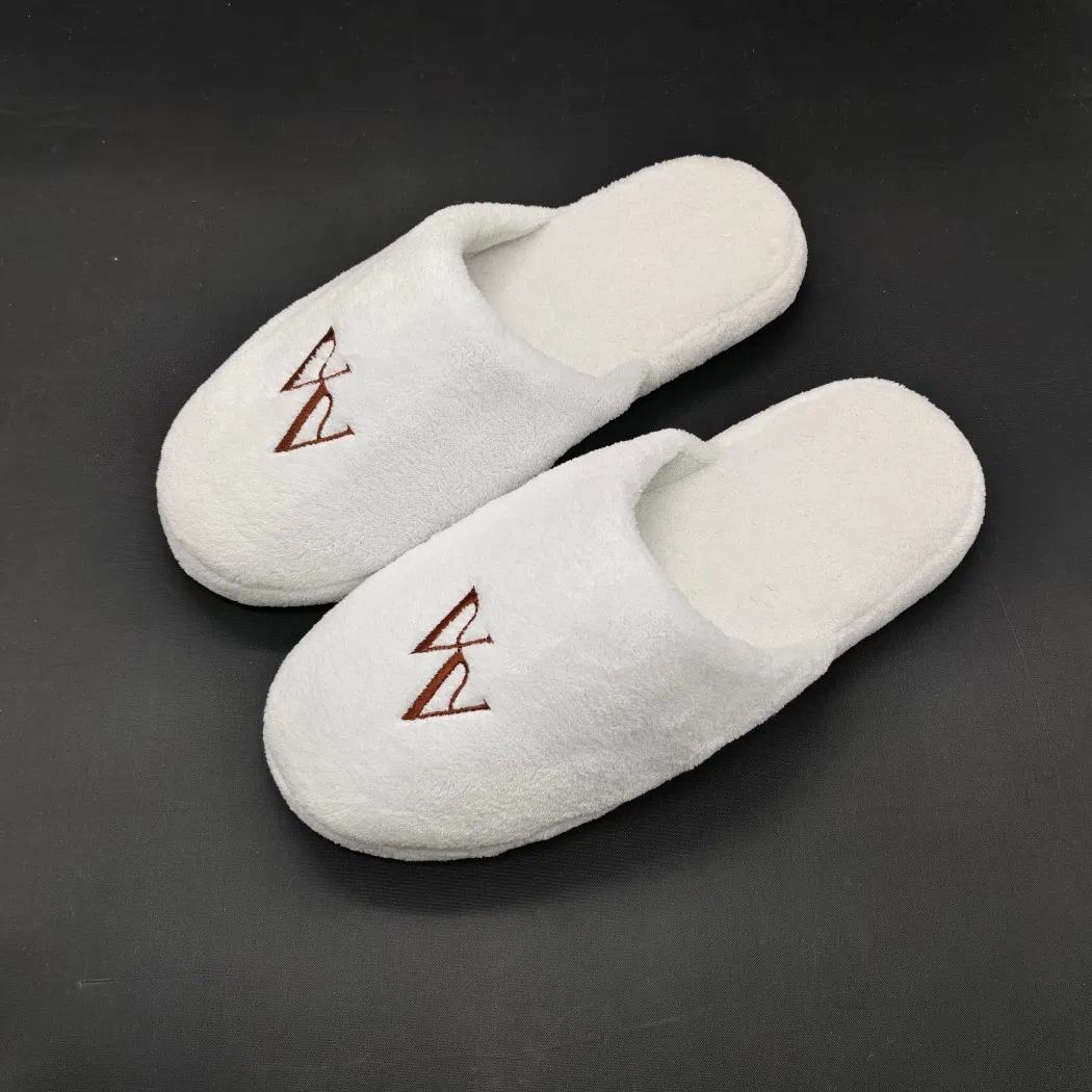 Zapatillas de hotel cómodas, ligeras, duraderas, desechables y ecológicas para la recepción de huéspedes