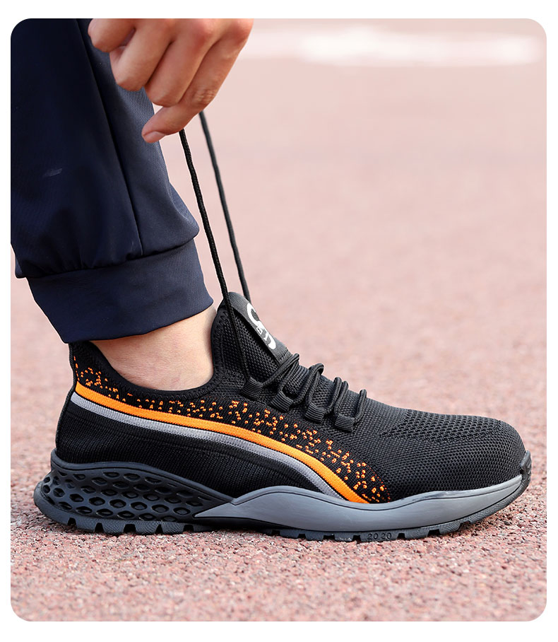 Zapatillas deportivas de seguridad para correr y hacer senderismo en el trabajo
