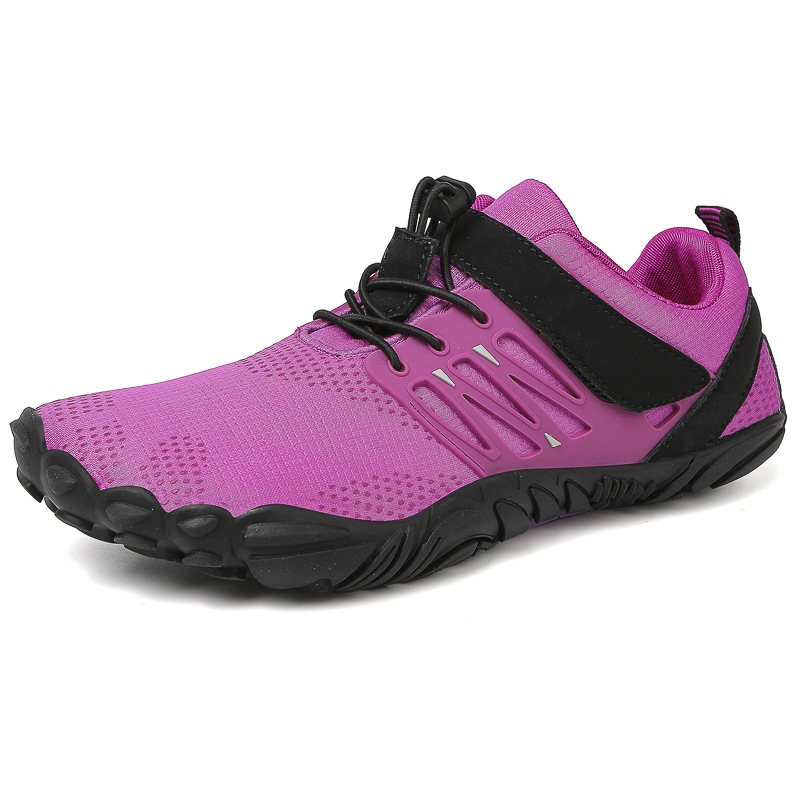 Zapatillas de montañismo unisex antideslizantes para exteriores, calzado deportivo barefoot con suela de goma