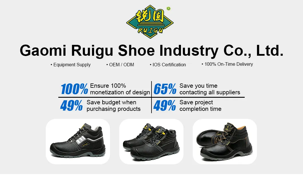 Botas de seguridad duraderas para hombres con suela de PU, zapatos protectores unisex, calzado de trabajo