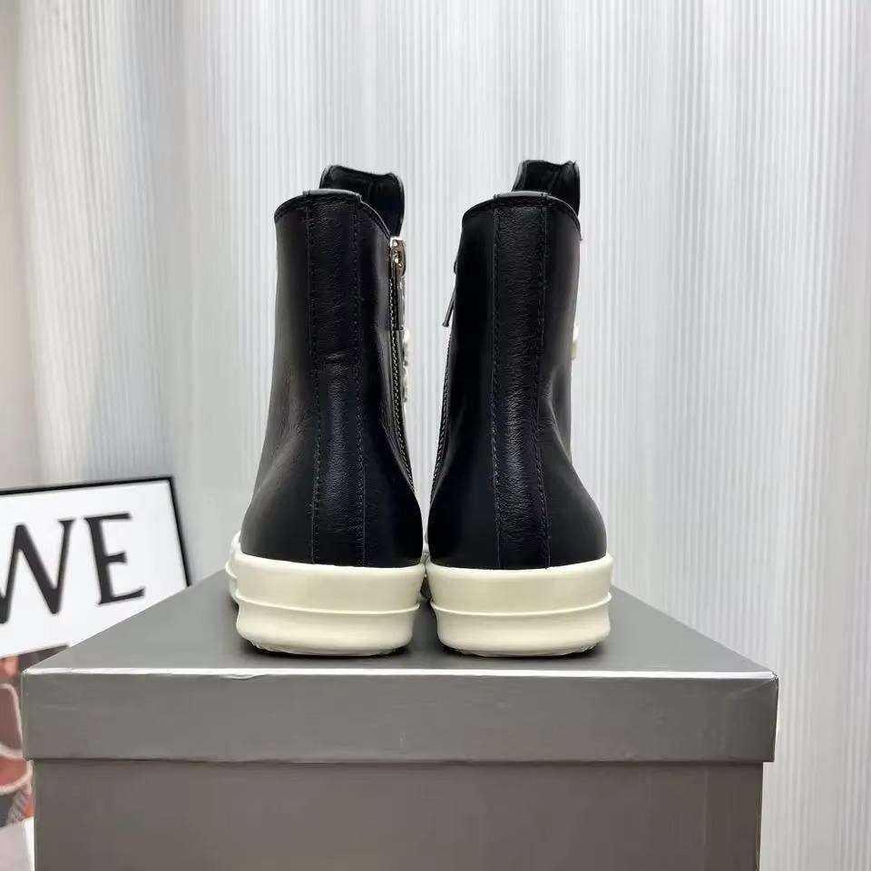 Botas de diseñador Rick, zapatillas de diseñador, zapatos para mujeres, zapatos para hombres, botas de lona RO, botines de lujo, zapatillas de plataforma, zapatos unisex, entrenadores Owens