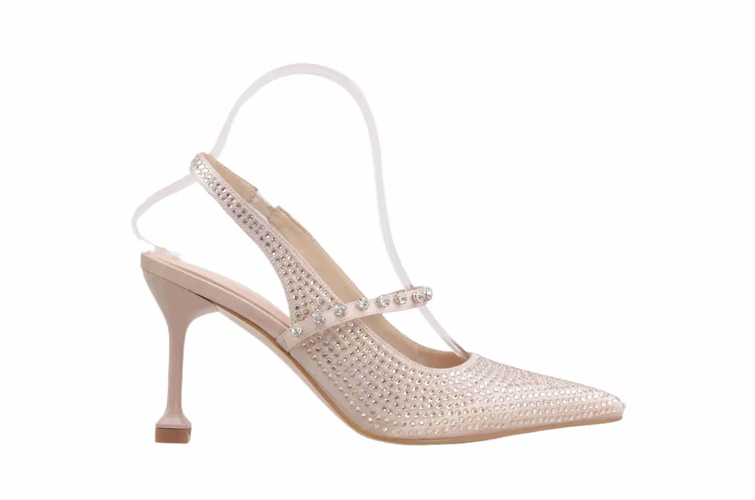 Últimas zapatillas de tacón alto de moda para fiesta, vestido de boda, calzado de novia
