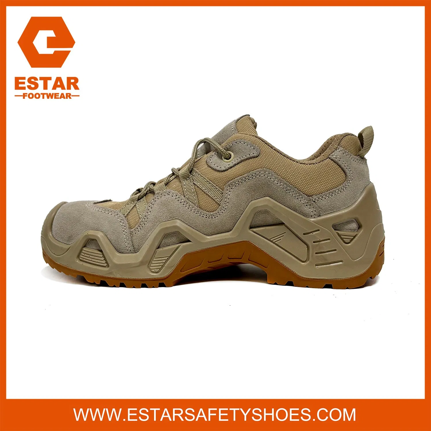 Calzado de senderismo bajo, impermeable y de estilo exterior para seguridad