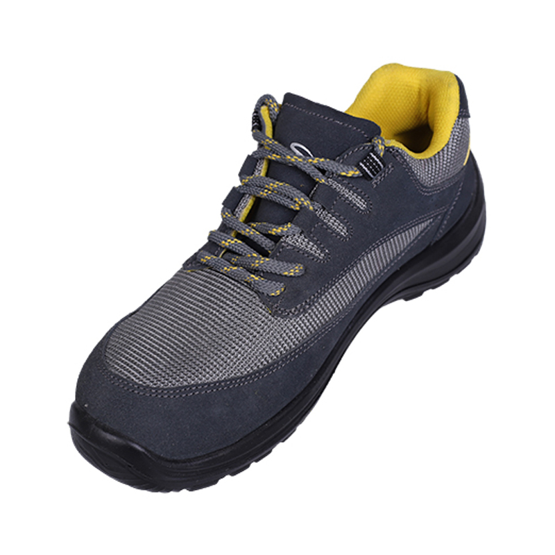 Zapatos de seguridad adhesivos de poliuretano de ante grueso de alta calidad con grandes Suelas