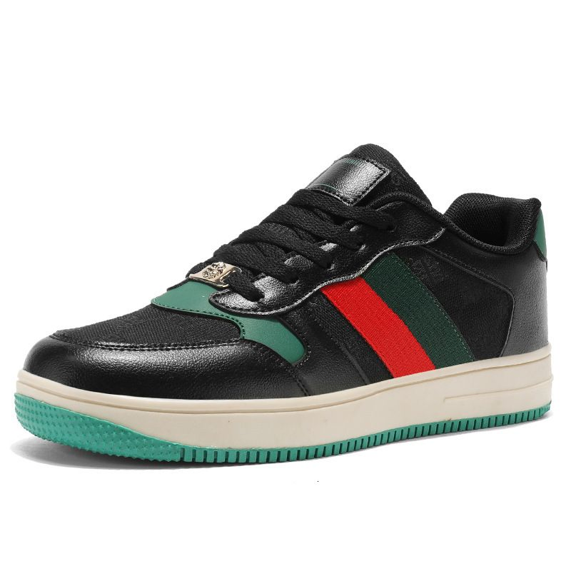 Zapatillas de plataforma retro para hombres en color caqui, con cordones, ideales para caminar a diario, calzado de cuero de ajuste slim con suela de goma a prueba de golpes