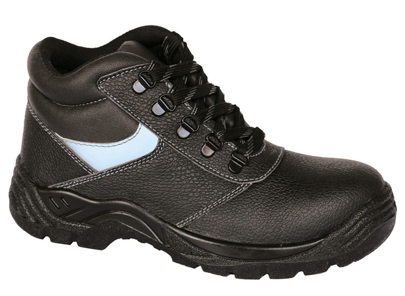 Zapatos de trabajo de seguridad con punta de acero de cuero genuino para hombres, mejores botas de trabajo de punta de acero de Europa, zapatos de seguridad CE