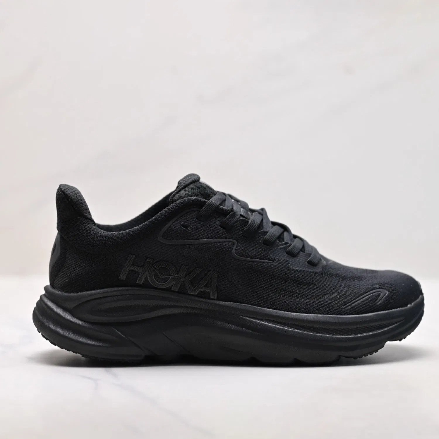 Zapatos casuales de malla ligeros y flexibles clásicos negros para exteriores